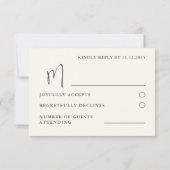 Boho Sage Green Eucalyptus Wedding RSVP Kaartje (Achterkant)