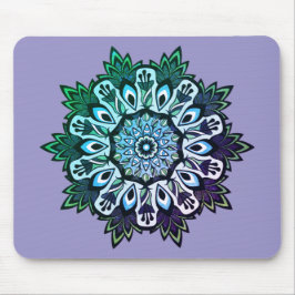 Boho Sage Green Flower Mandala Muismat
