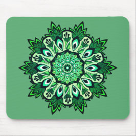 Boho Sage Green Flower Mandala Muismat