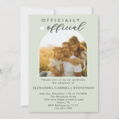 Boho Sage Green Officiële Adoptiedag Viering Kaart (Voorkant)