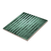 Boho Sage Green Stripe Tegeltje (Zijkant)