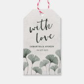 Boho Sage Green Wedding Favor Gift Labels Cadeaulabel (Voorkant)
