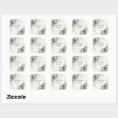 Boho Sage Groene Bedankbrief Favor Doos Stickers (Vel)