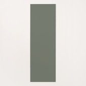 Boho Sage Groene Mandala Aangepaste Naam Yoga Mat (Achterkant)