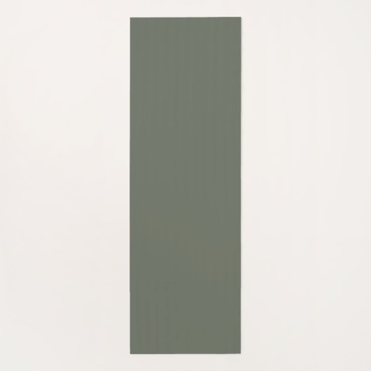 Boho Sage Groene Mandala Aangepaste Naam Yoga Mat (Achterkant)