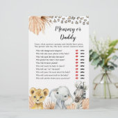 Boho Sage Groene Safari Oh Jongen Mama of Papa Spe (Staand voorkant)