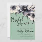 Boho Sage Groene Vrijgezellenfeest Partij Kaart (Voorkant)