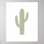 Boho Saguaro Cactus Nursery Decor Poster (Voorkant)