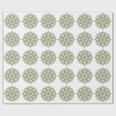 Boho Salie Groene Mandala Cadeaupapier (Vlak)