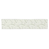 Boho salie groene regenbogen eucalyptus baby showe korte tafelloper (Horizontaal)