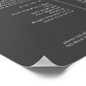 Boho Salon Price List Poster (Hoek)