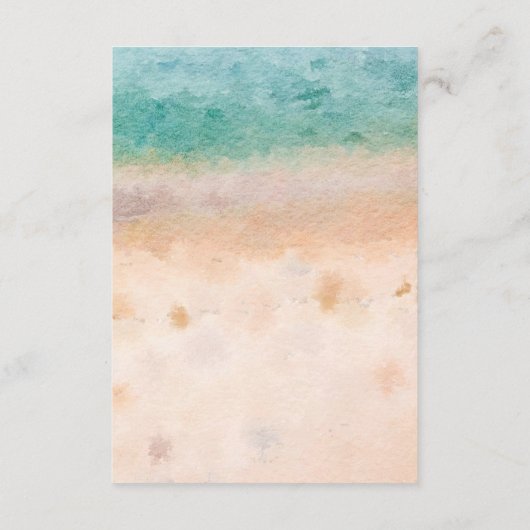 boho sandy stranspleet informatiekaartje (Achterkant)