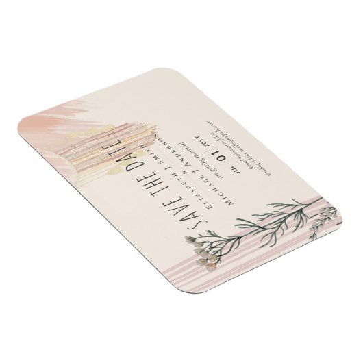 Boho Save the Date Dream Catcher Themcher Magneet (Rechterzijde)