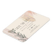 Boho Save the Date Dream Catcher Themcher Magneet (Linkerzijde)