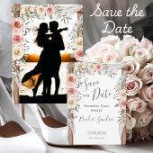 Boho Save the Date - Elegante Boheemse Bloemenboog