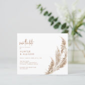 Boho Save the Date Flyer (Staand voorkant)