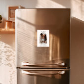 Boho Save the Date, Minimalistische Save the Date- Magnetische Uitnodiging