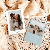 Boho Save the Date, Photo Minimalist Save the Date Kaart