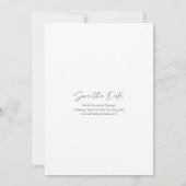 Boho Save to Date Photo Card Kaart (Achterkant)