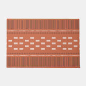 Boho Scandinavian Lines Stippen Rust Deurmat (Voorkant)