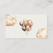 Boho Schattig Beer Baby Naam Suggestie Kaart (Achterkant)