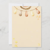 Boho schattig Beer en Giraffe Birthday Kaart (Achterkant)