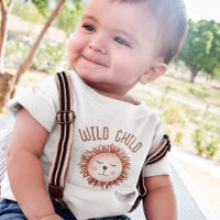 Boho schattig leeuw wild kind Baby