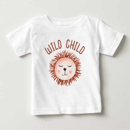 Boho schattig leeuw wild kind Baby (Voorkant)