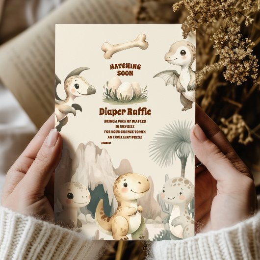 Boho Schattige Hatching Soon Diapper Raffle Enclos Informatiekaartje