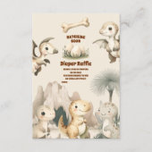 Boho Schattige Hatching Soon Diapper Raffle Enclos Informatiekaartje (Voorkant)