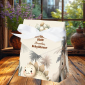 Boho Schattige Hatching Soon Dinosaur Baby shower Bedankdoosjes