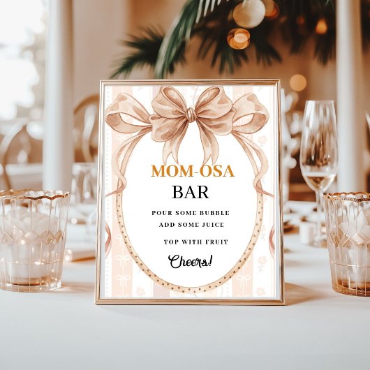 Boho schattige kleine taart op het baby shower gun poster