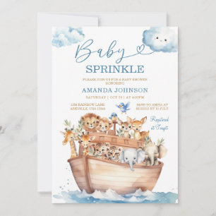 Boho Schattige Noachs Ark Geslacht Neutrale Baby S Kaart