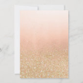 Boho Schattige Vlinder Wildflower Meisje Baby show Kaart (Achterkant)