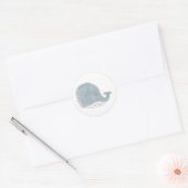 Boho schattige walvis label (Envelop)