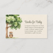 Boho Schattige Woodland Animals Boeken voor Baby Informatiekaartje (Voorkant)