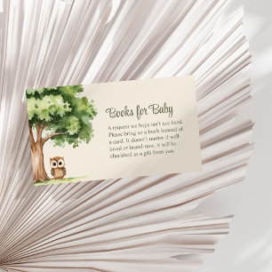 Boho Schattige Woodland Animals Boeken voor Baby Informatiekaartje