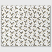 Boho Schattigee walvis maanster Cadeaupapier (Vlak)