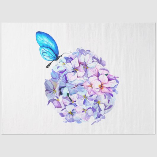 Boho Schedel en Bloemen Serie Design 16 Tissuepapier (Voorkant)
