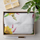 Boho Schedel en Bloemen Serie Design 5 Tissuepapier (Geschenk)