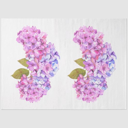 Boho Schedel en Bloemen Serie Design 9 Tissuepapier (Voorkant)