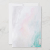 Boho Schedel met Bruidsbloemen Bruiloft Save The Date (Achterkant)