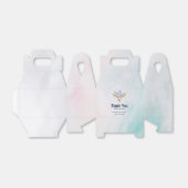 Boho Schedel met Vlinders en Bloemen Dank U Bedankdoosjes (Uitgevouwen)