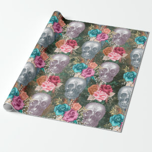 Boho Schedel Serie Design 10 Cadeaupapier