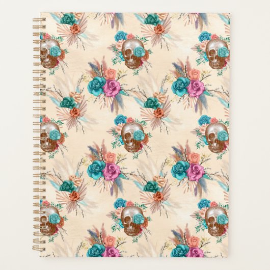 Boho Schedel Serie Design 3 Planner (Voorkant)