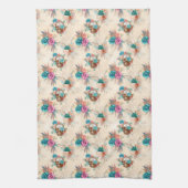 Boho Schedel Serie Design 3 Theedoek (Verticaal)