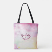 Boho schilderde Waterverf in mijn dromen die ik ka Tote Bag (Achterkant)