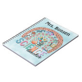 Boho Science thema Rainbow gepersonaliseerd Notitieboek (Linkerzijde)