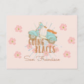 Boho Scooter Going Plaatsen Briefkaart (Voorkant)