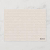 Boho Script Baby shower Advice Card Briefkaart (Achterkant)